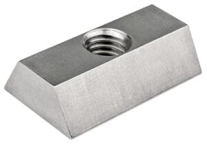 Steel Zinc Coated Dovetail Nut For Strap Assembly